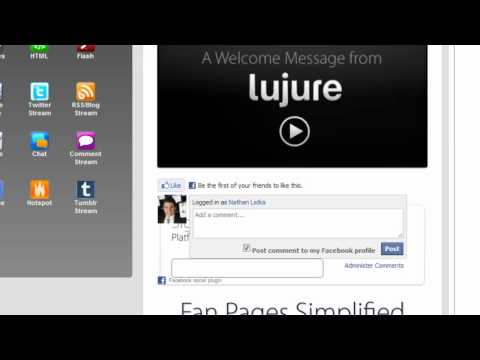 Embedding a Live Like Button Directly on a Facebook Fan Page Tab