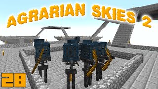 Minecraft Mods Agrarian Skies 2 - WITHER SKELETON !!! [E28] (Modded Skyblock)