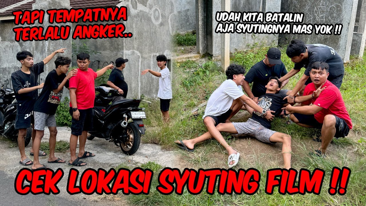 CEK LOKASI UNTUK PEMBUATAN FILM !! Auranya begitu mencekam hingga Enthul gak kuat bertaham