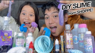 MAKING DIY SLIME from SHOPPE! (ANG GANDA!) | Grae and Chloe screenshot 2