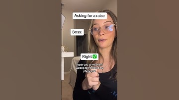 Asking for a raise 101 💸 #shortsfeed #work #money #fyp
