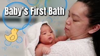 Isabella's First Bath - @itsJudysLife
