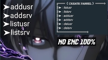 SC BOT CREATE PANEL. NO ENC 100%