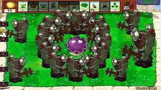 Plants VS Zombies Hack - Gloom Shroom vs 99 Gargantuar Vs Dr. Zomboss