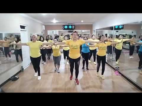 senam kreasi // selendang biru