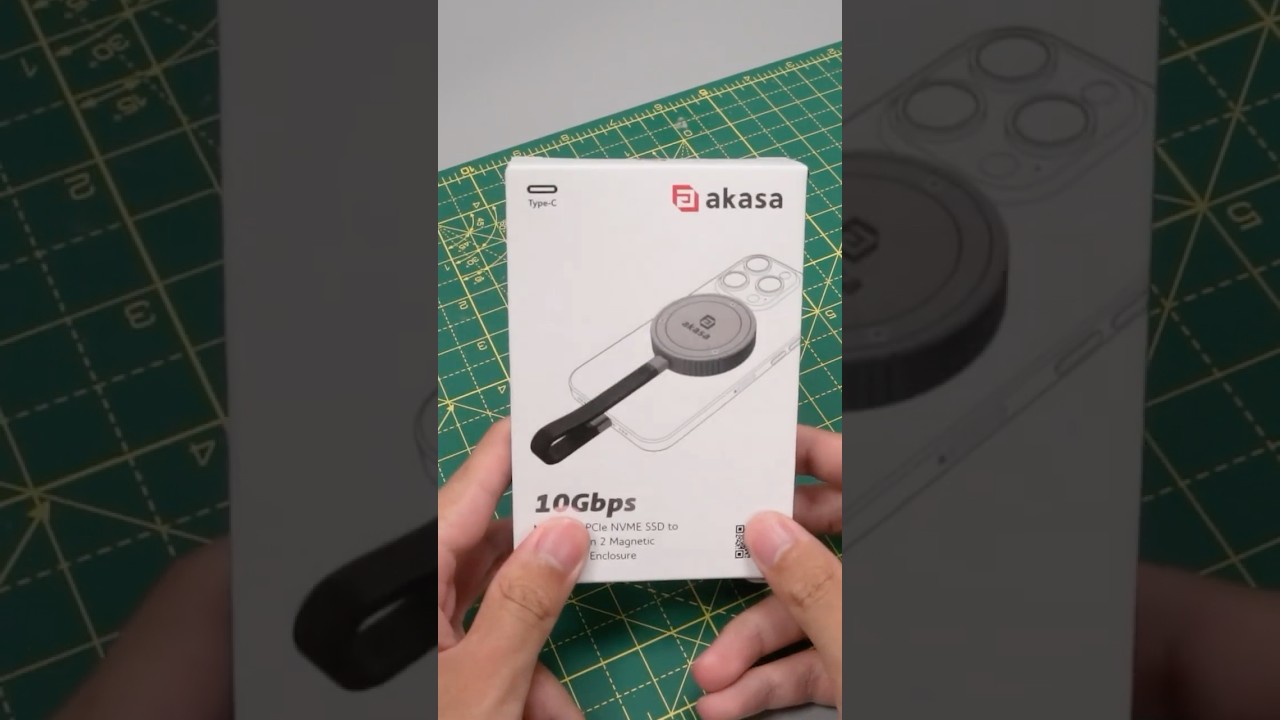Unboxing our new Magnetic 10Gbps M.2 PCIe NVMe SSD Aluminium Enclosure 