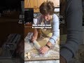 Elsa makes leek and sausage ravioli!  #ravioli  #pasta #freshpasta