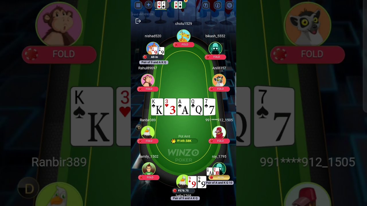 WINZO 150000 KI POT A10 VS 99