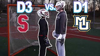 D1 Vs. D3 Lacrosse Challenge Part 4