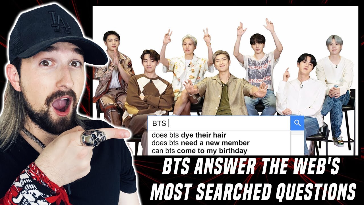 BTS Answer the Web's Most Searched Questions | WIRED (REACTION ...