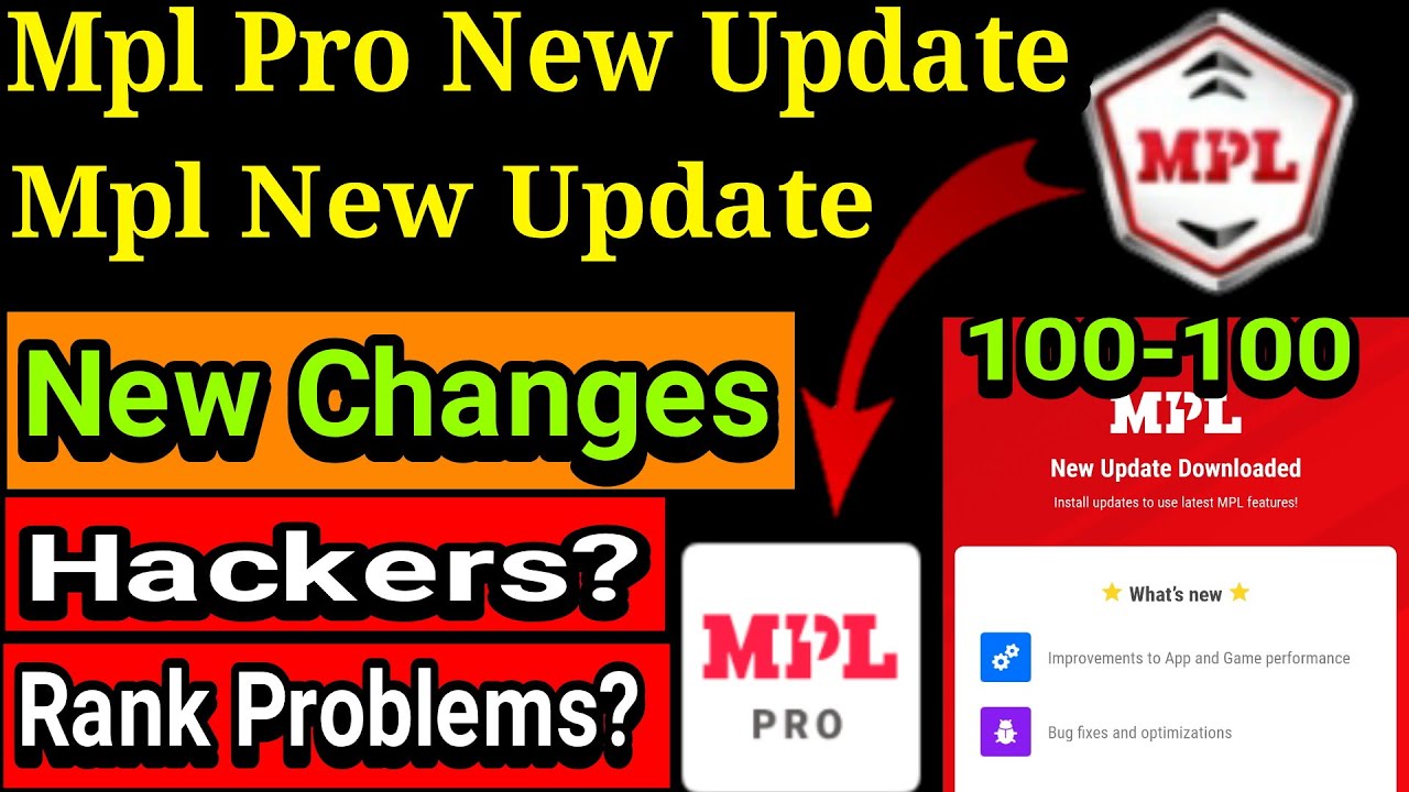 MPL New Update || MPL pro new update