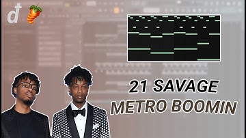 Making a beat for Metro Boomin & 21 Savage | FL Studio Tutorial