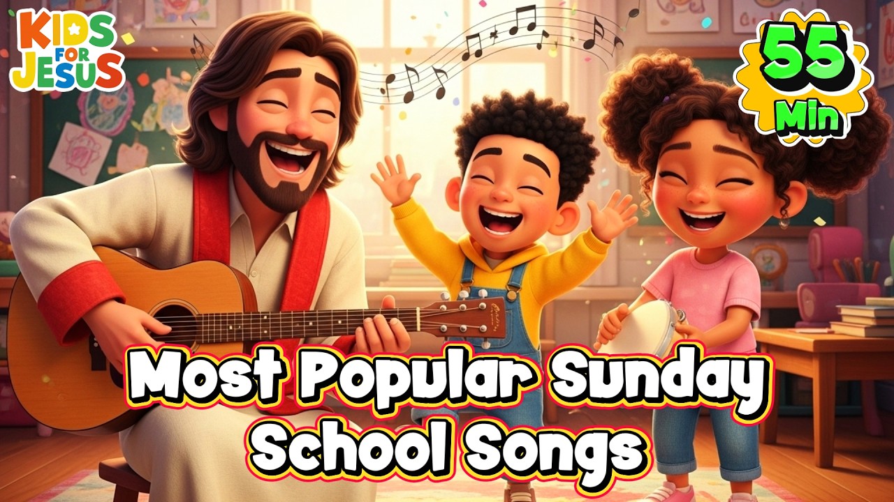 55 Min of Christian Kids Music | Worship Songs for Children | Lighthouse Kids Family