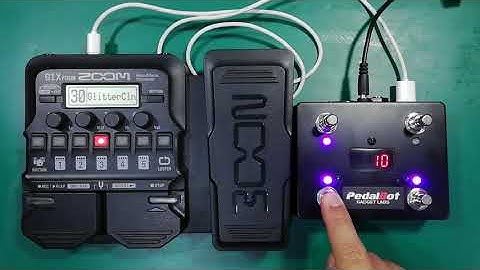 Zoom G1 Four USB MIDI Controller - PedalBot PB-M4-U