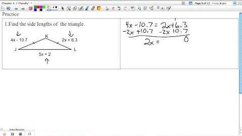 Geo 4.1 Classifying Triangles