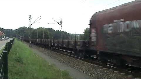 Double Header Train: 2 BR189 DB Schenker Rail with mixed freight!!!