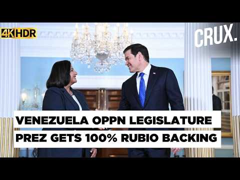 “She Has Our 100% Support”: Marco Rubio Backs Venezuelan Opposition Leader Dinorah Figuera | 4K