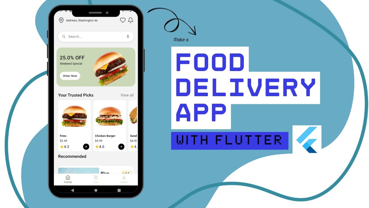 Build a Flutter Food Delivery App From Scratch — Complete Cart ...