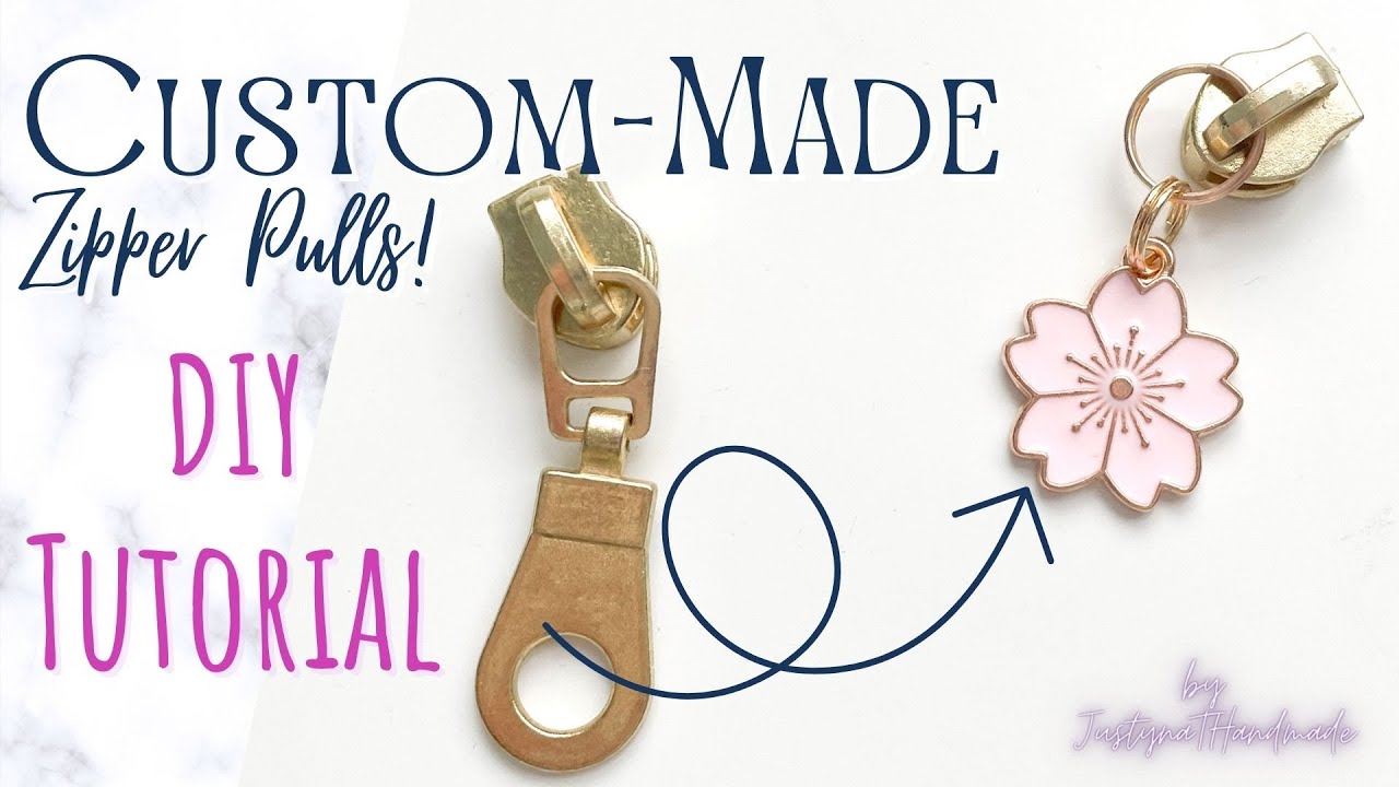 DIY Custom-Made Zipper Pulls, Tutorial