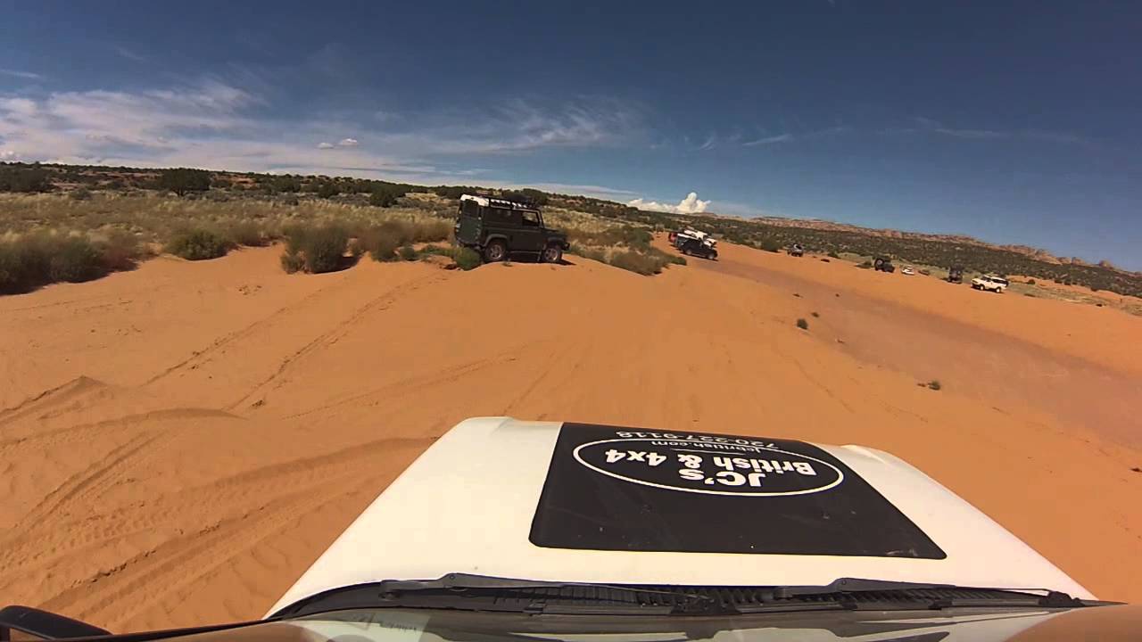 Moab sand dunes - 2014 Land rover National Rally - YouTube