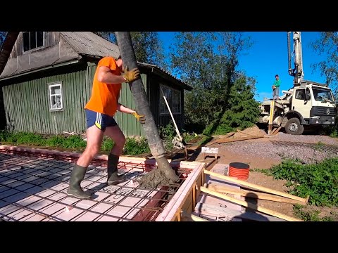ЛУЧШИЙ СПОСОБ ЗАЛИВКИ БЕТОНА ДЛЯ ФУНДАМЕНТА