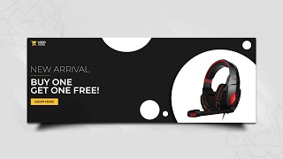 Facebook cover photo design app - Adobe Photoshop CC 2021 screenshot 1