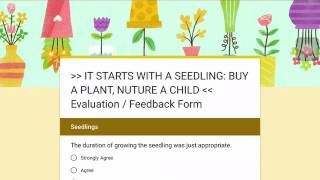evaluation form