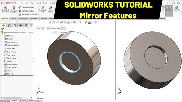 Mirror cammand in SolidWorks | CAD with Mohsin