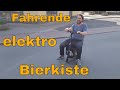 Fahrende elektro Bierkiste E-Scooter Umbau Part 1