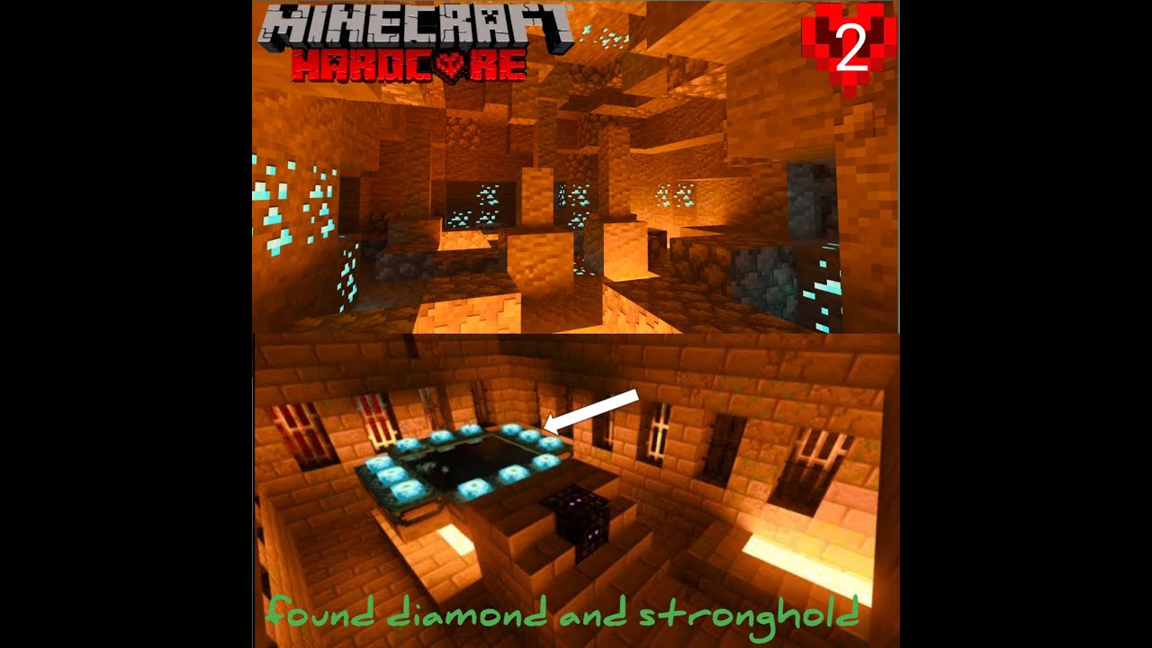 I FOUND DIAMONDS IN MINECRAFT HARDCORE #2 - YouTube