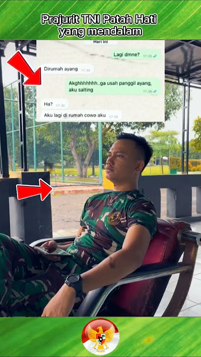 Prajurit TNI patah hati #shortvideo #tni #tniindonesia #tniad #patahhati #galau #viralshorts #sedih