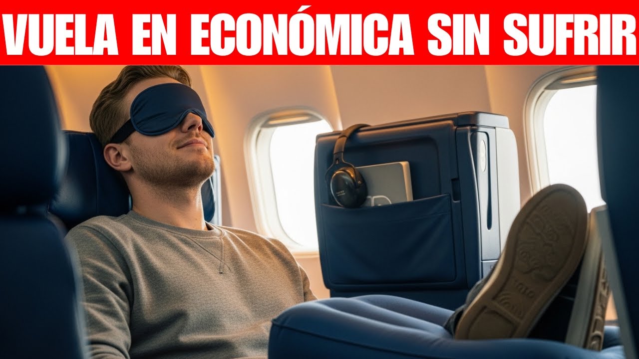 ✈️ 10 Trucos para Sobrevivir a Vuelos Largos en Clase Económica