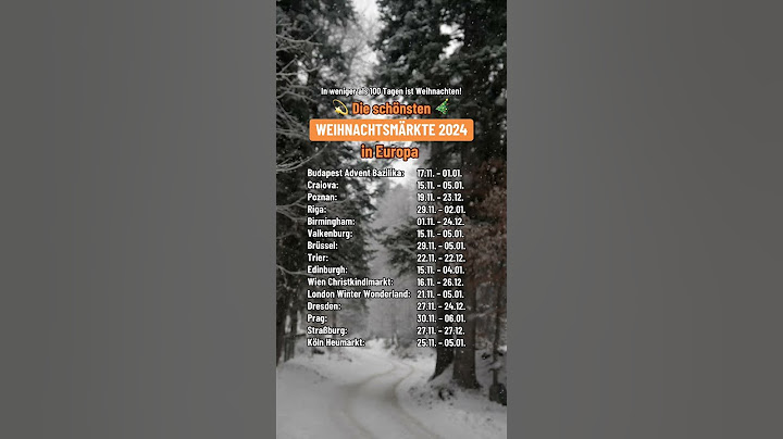 Welche Weihnachtsmärkte in Europa sind die schönsten? #weihnachtsmarkt #weihnachten