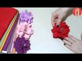 DIY Tutorial Fiori in feltro "pannolenci" - Simple felt flowers - Flores de feltro simples