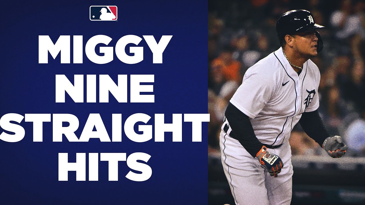 Kilde statsminister Transformer Miggy's coming for 3,000! Miguel Cabrera gets a hit in 9 STRAIGHT at-bats!  - YouTube