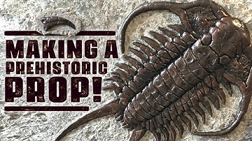 Creating realistic fossils from air dry foam!  An awesome DIY project