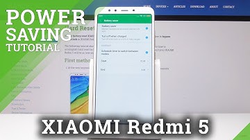 How to Save Power in XIAOMI Redmi 5 - Turn On Battery Saver