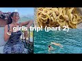 GIRLS TRIP PT. 2 ★ we&#39;re in italy! boat day + lots of pasta