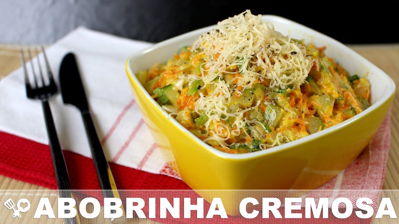 COMO FAZER ABOBRINHA CREMOSA RECEITA SEM CARNE