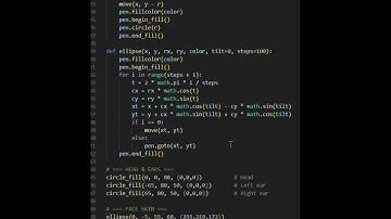 Draw Mickey Mouse in Python Turtle Graphics#coding #pythontutorial#Python turtle#python #pythonpro
