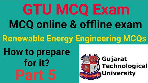 Renewable Energy Engineering  MCQs | MCQ Exam | GTU | Mechanical engineering | 8th Semester