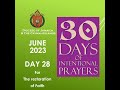 30Days Prayer 2023 DAY 28