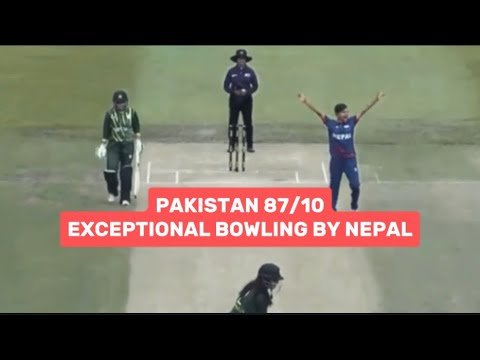 Nepal Bowling Highlights (87/10) | Nepal vs Pakistan A