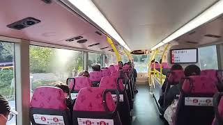 KMB K ATENU990 UB6673@98C落車門開關過程及馬游塘村報站