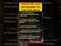 Tubuh kita lebih jujur dari pada pikirian kita, tapi kadang kita tidak mendengar