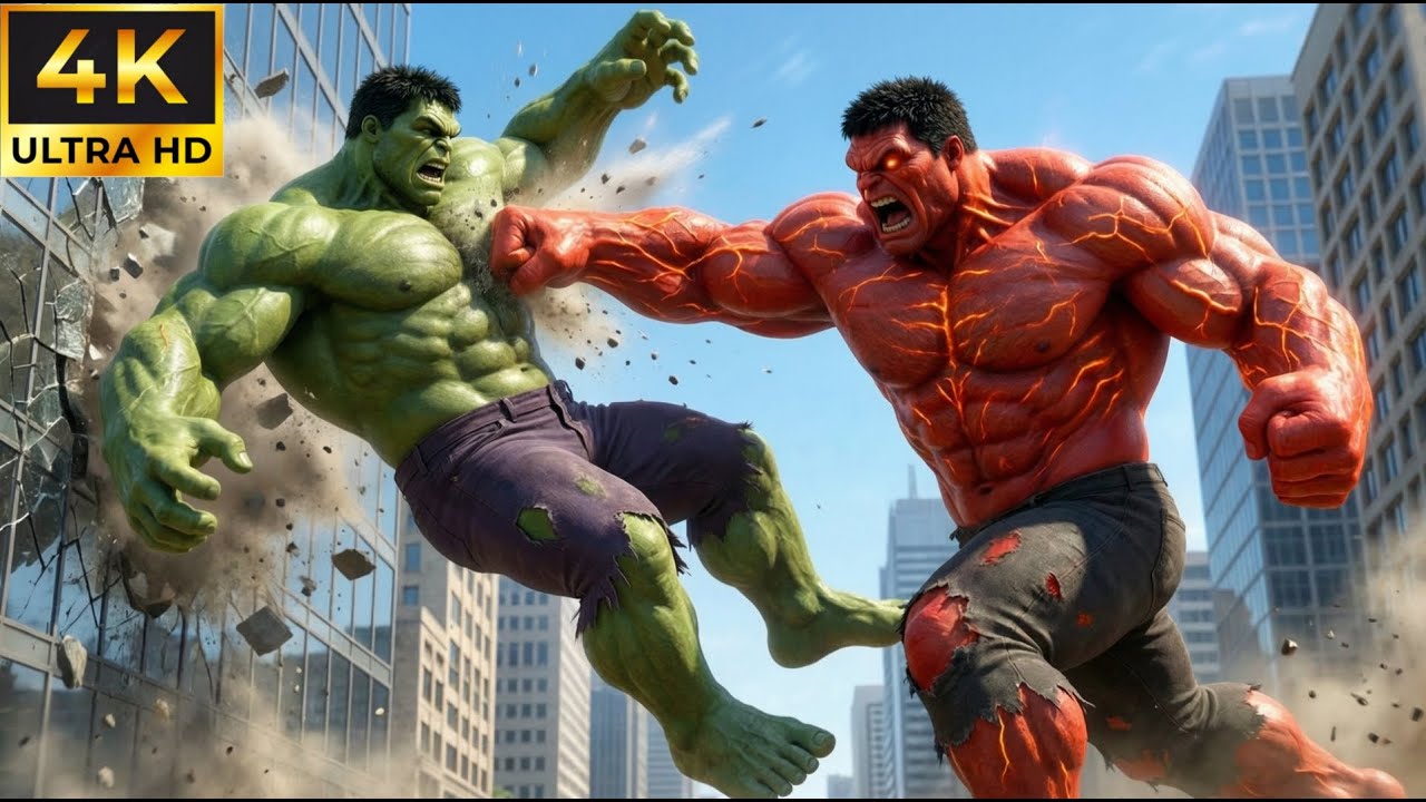 Полная битва Красного Халка против Халка | Эпизод 1 – Эпическая битва супергероев
