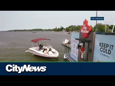 Tim Hortons launching first 'boat-thru' location