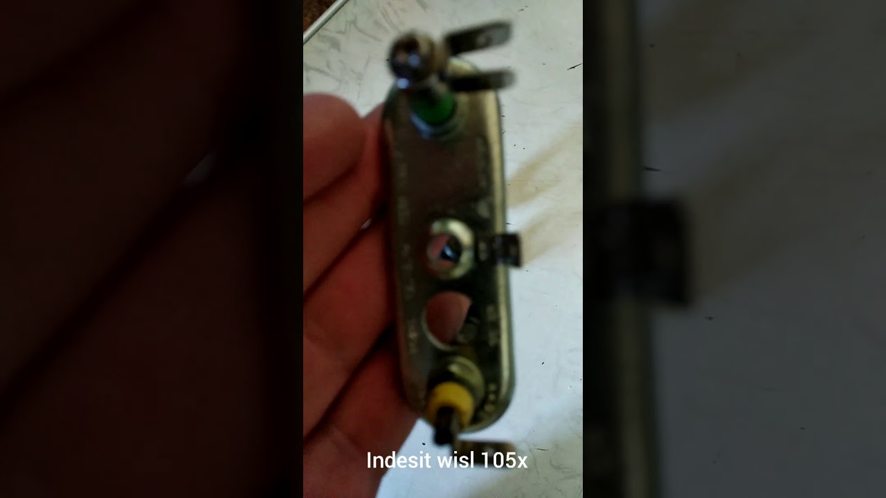 Замена тена в стиральной машине Indesit WISL 105X. - YouTube