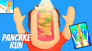 Mobile Game -Pancake Run Level 67-70 // All levels Walkthrough for mobile devices iOS, Android games