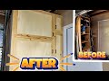 Creating A Custom Cabinet To Hide Garage Clutter Completely